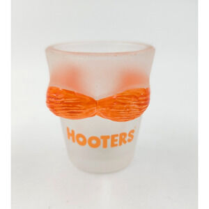 Hooter's Shot Glass ORANGE BIKINI